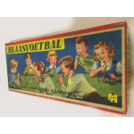 Vintage blaasvoetbalspel uit de jaren 60